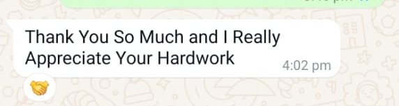 On the work that goes into each report