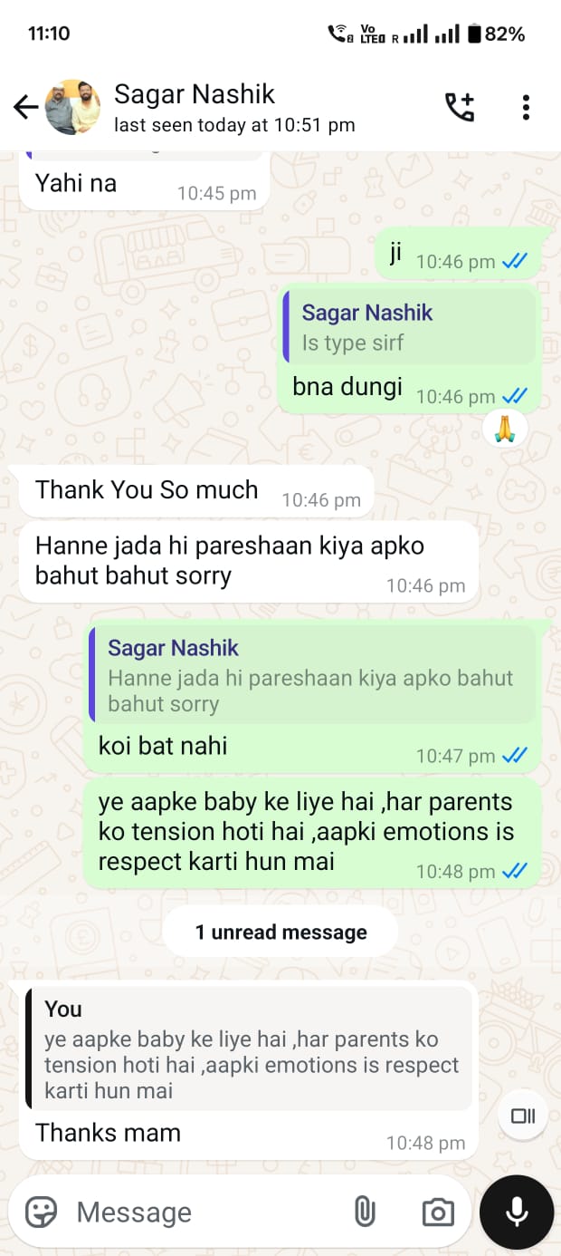 Reassuring a parent through the worry