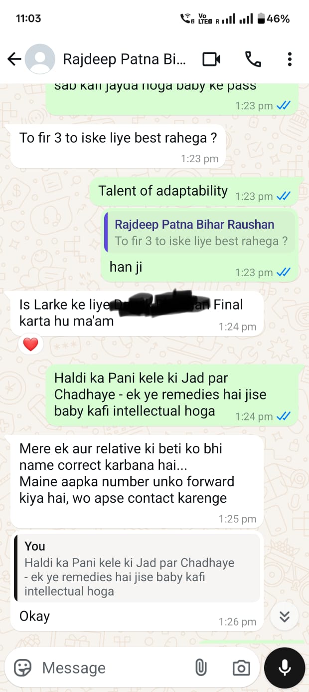 Guiding a parent through names and remedies