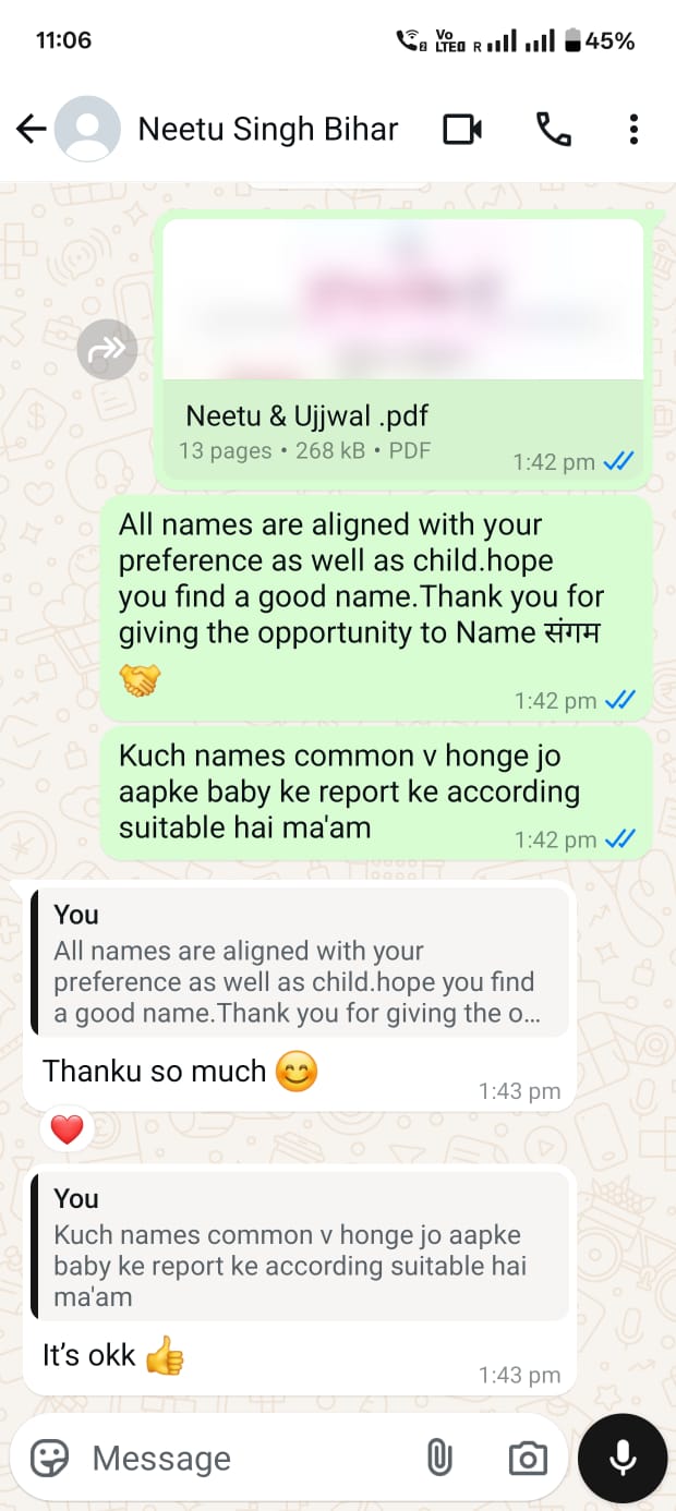 A parent, after the report reached them