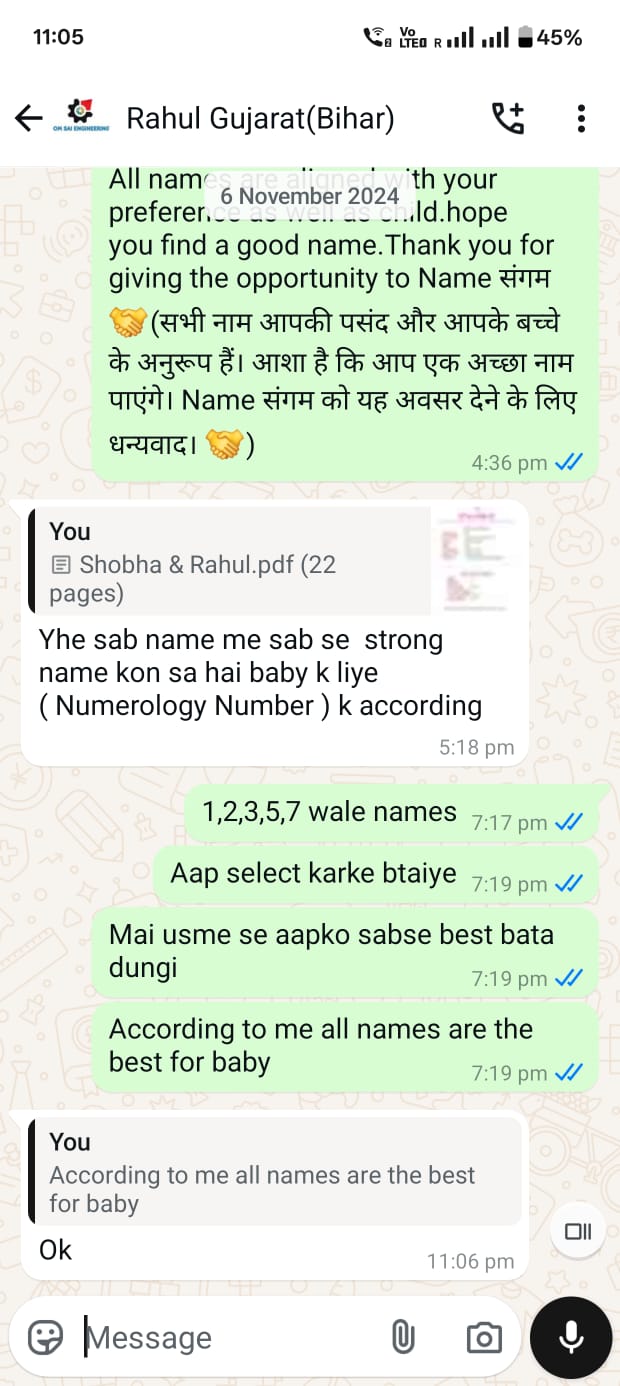 Finding the strongest name for their baby